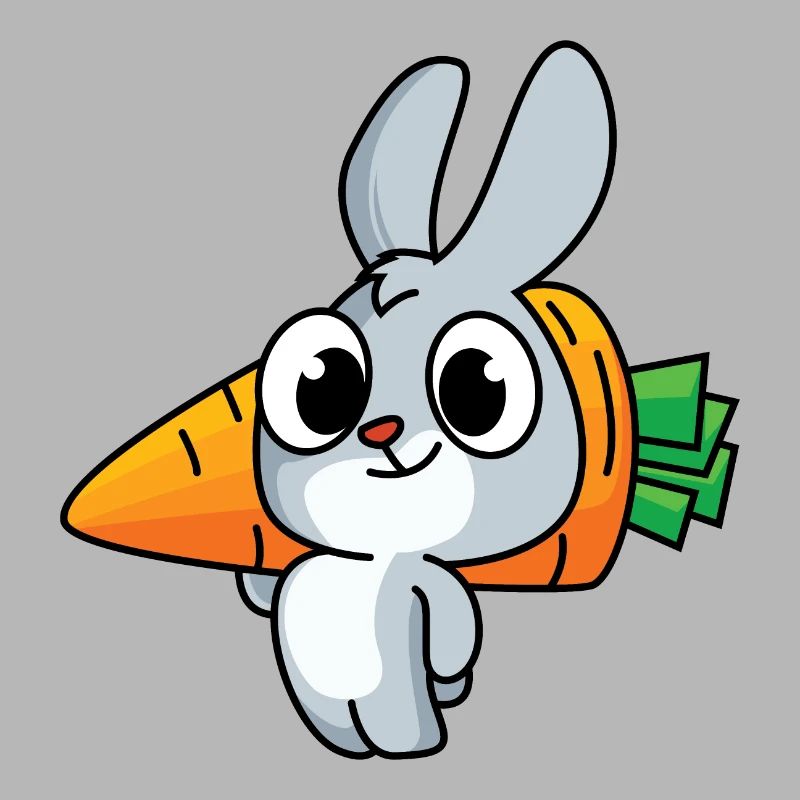 Hard-working bunny