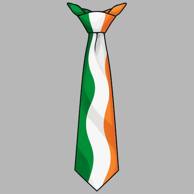 Cravate d’Irlande – Conception du drapeau