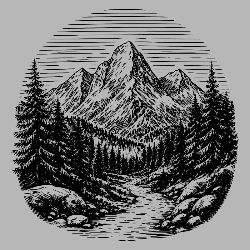 Chemin à travers la forêt