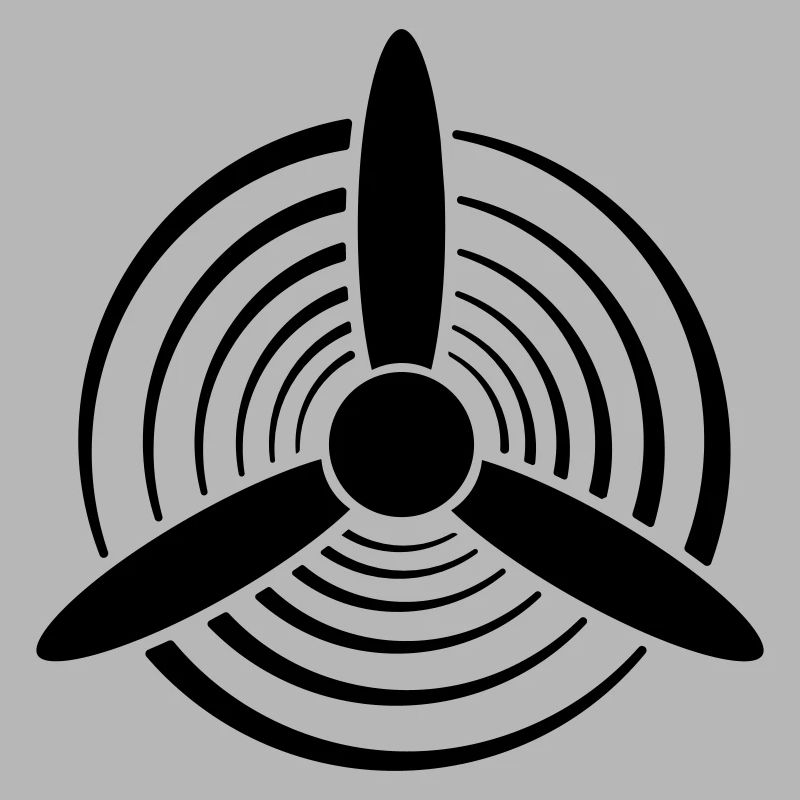 Solid Color Graphic Propeller