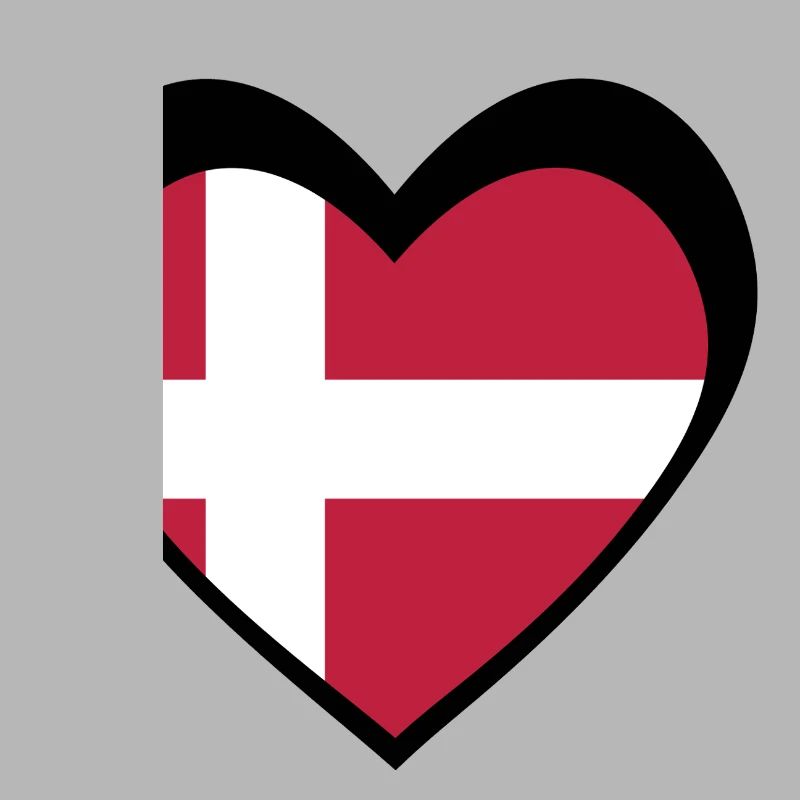 Danmark Sort Hjerte – Kærlighed til Danmark