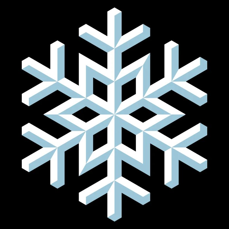 Snowflake 3D (Snow / Snowing / Winter Magic)