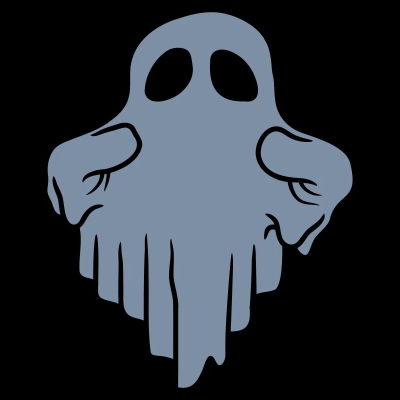 Horror funny floating ghost