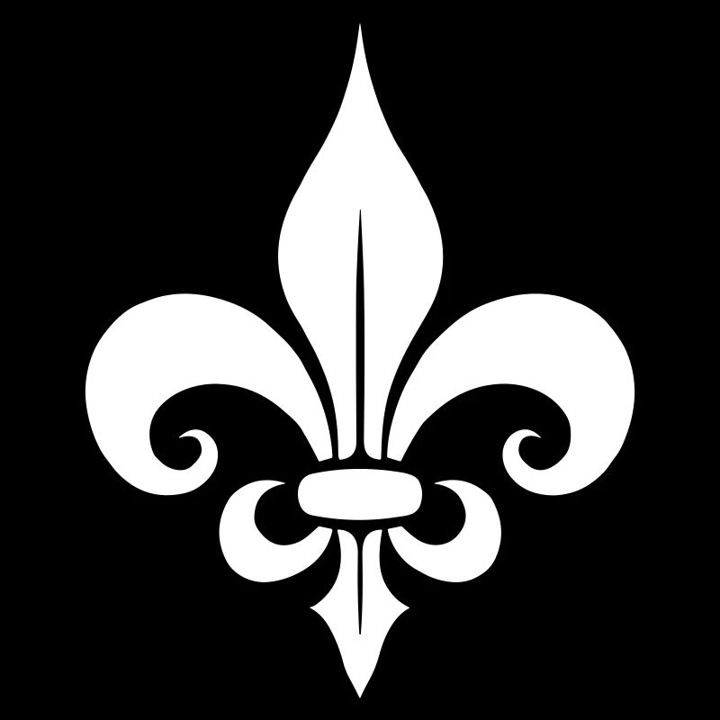 Symbolisches Fleur de Lis-Design