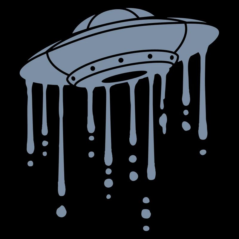 UFO Graffiti Drops Slime