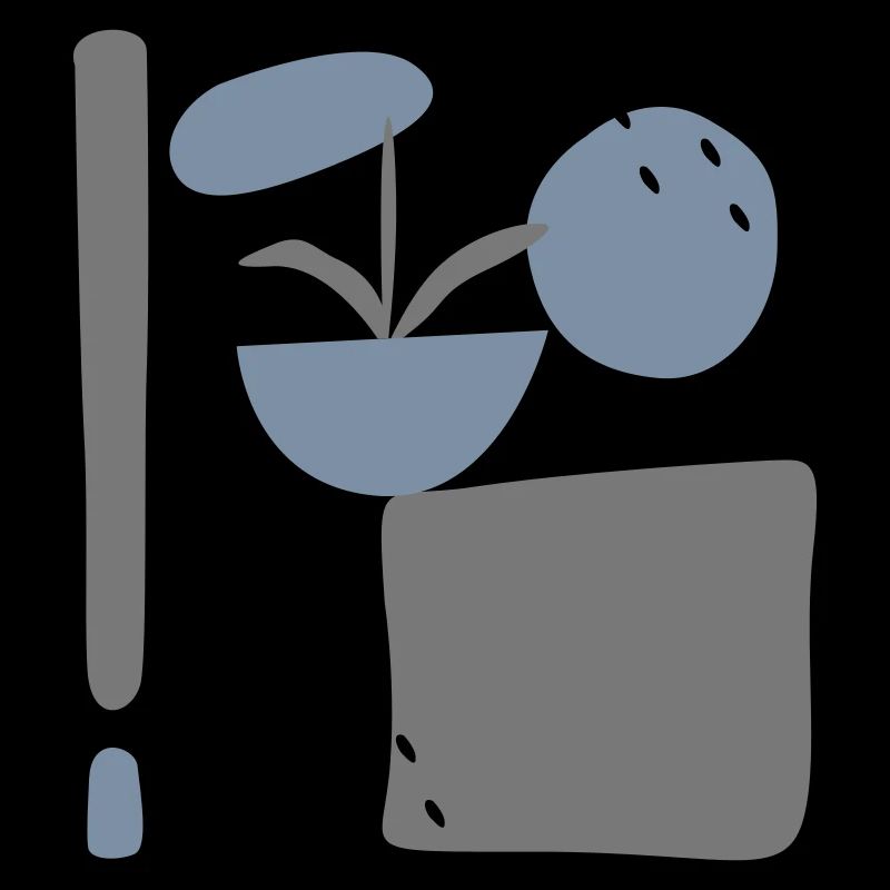 Design abstrait avec des fleurs