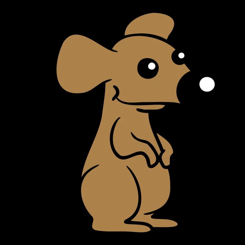 Maus Große Nase Mäuschen Kleine Ratte Nager Süß