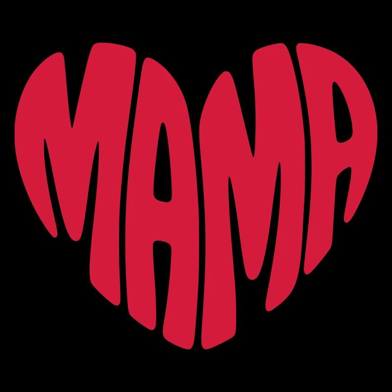 Mama Herz Form Mutter Herzform Muttertag Geschenk