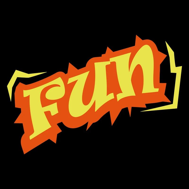 Logo word fun textuel