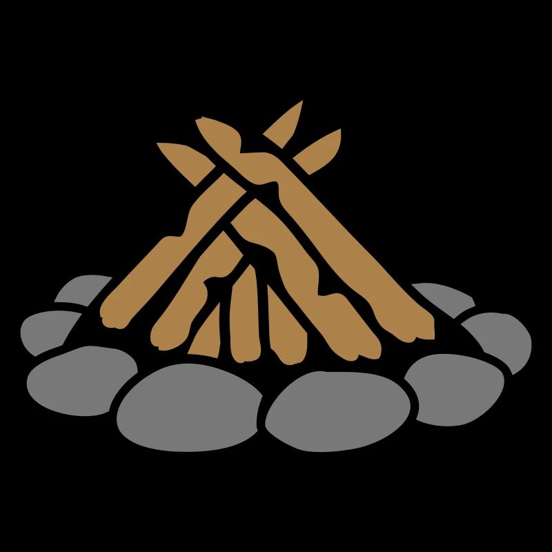 Campfire Romance Camping Campfire Campsite