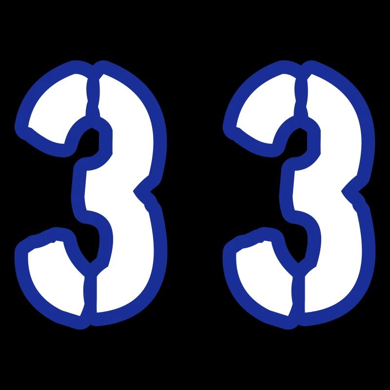 33 Symbole numérique