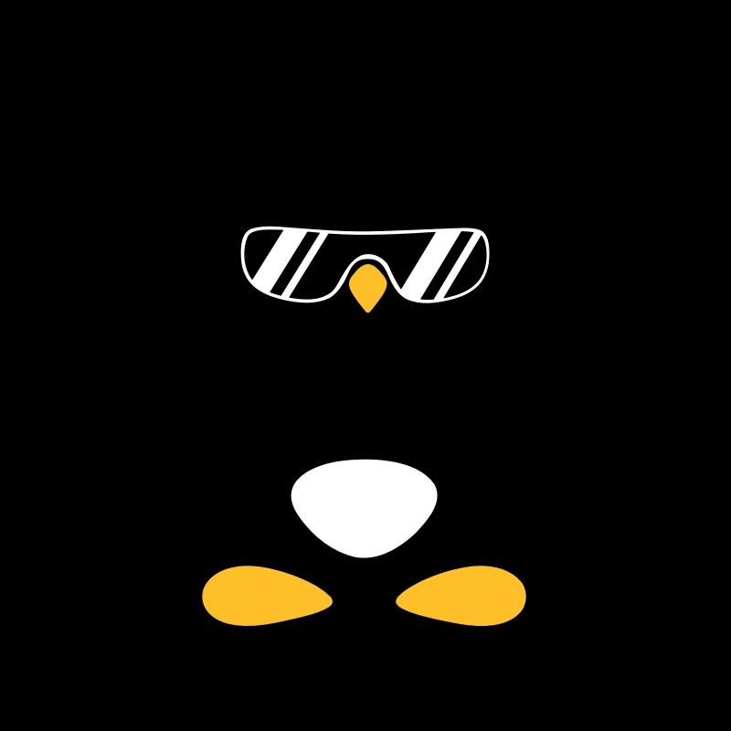 Penguin Bodybuilder Lunettes de soleil Casque Muscles