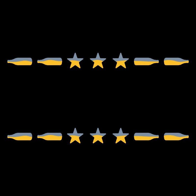 Rahmen Text Bierflaschen