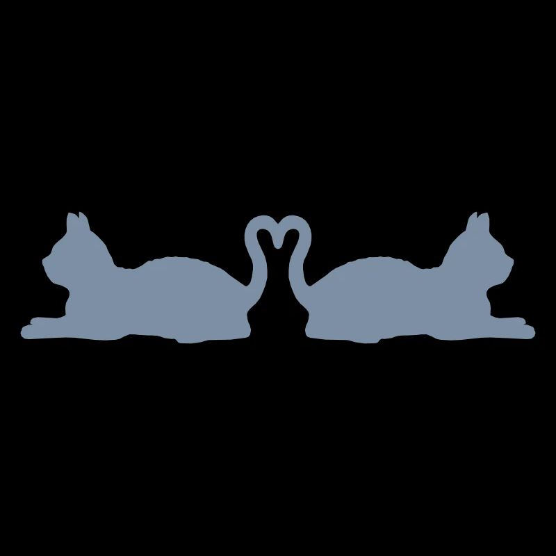 Tails Heart Shape Cats