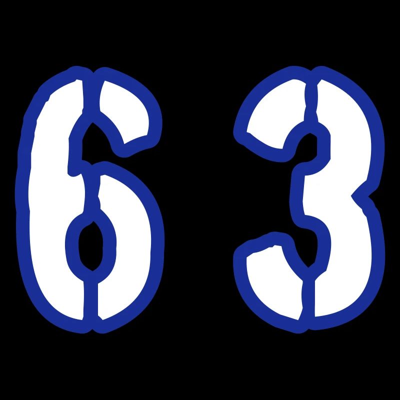 63 Number Symbol