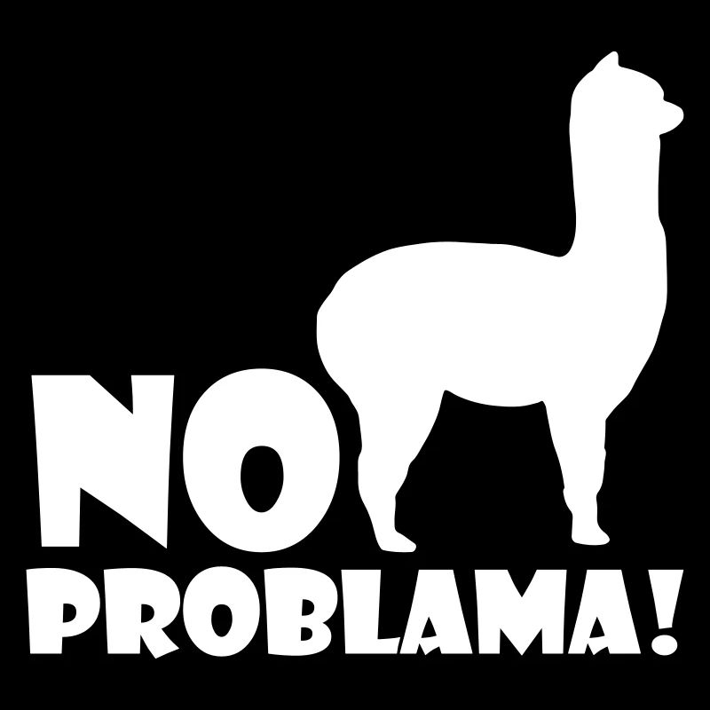 Cooles Alpaka No Prob Lama Meme Fun Spruch gift