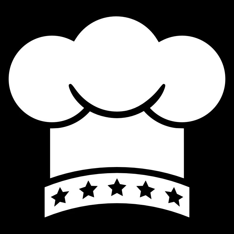 Chapeau de chef 5 étoiles Cuisine Master Chef Cool