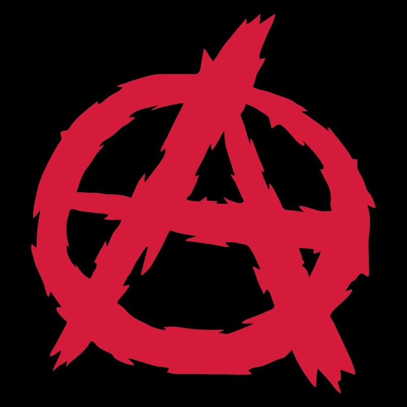Création de logo de symbole d'anarchie