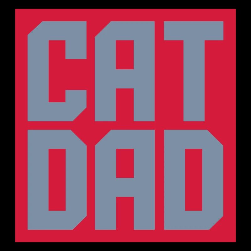 Shield Cat Dad Design