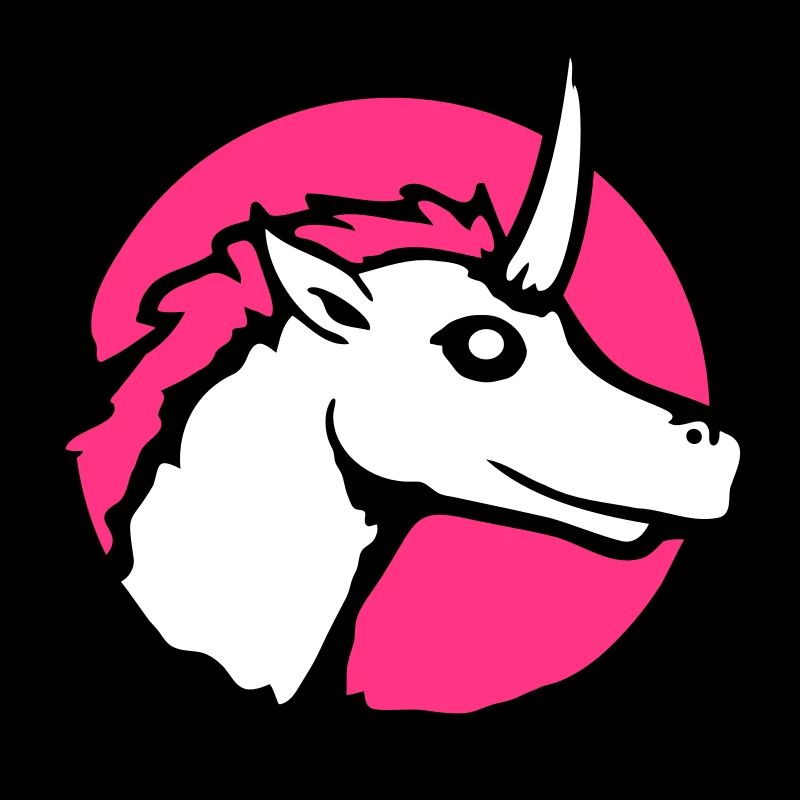 Einhorn Pink Süß Hübsch Freundlich Cartoon Pferd