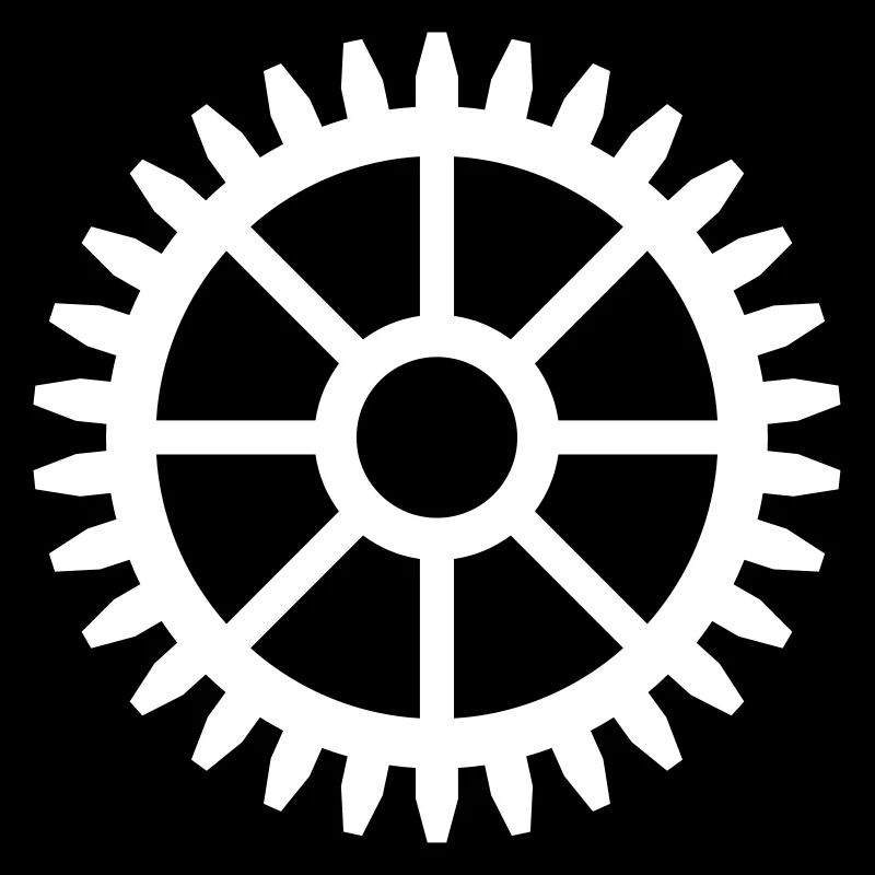 Gear vector design template - COLOR CHANGEABLE