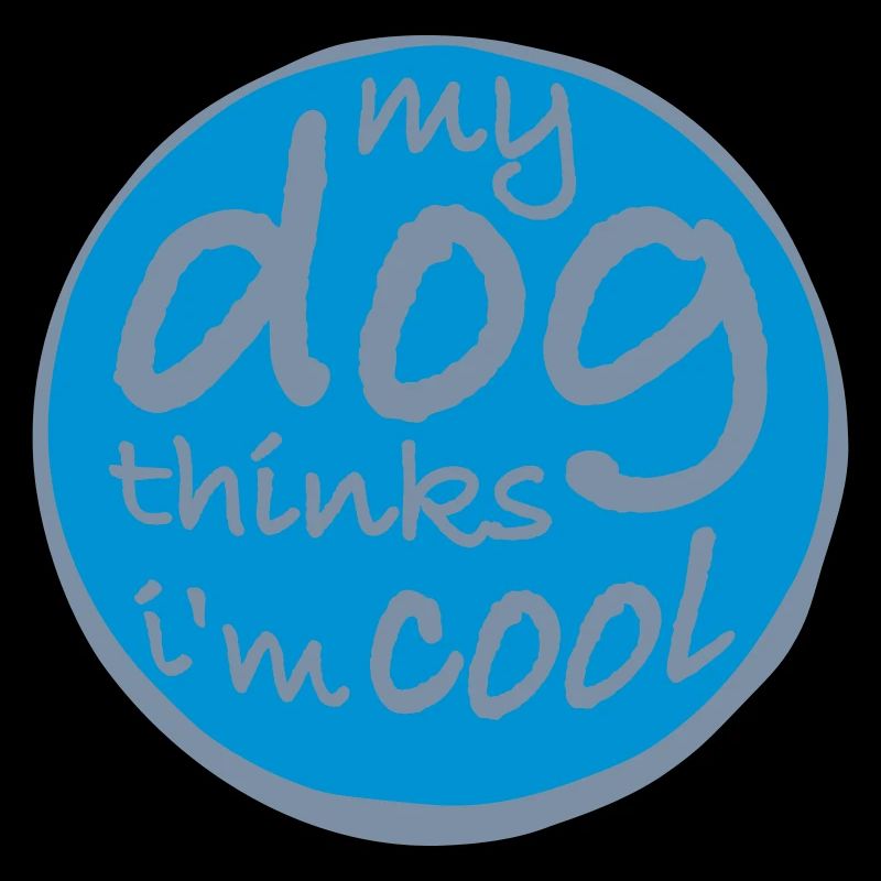 Dog thinks in the cool
