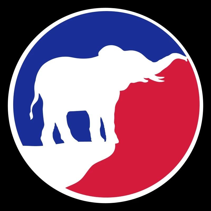 Elefant Silhouette Klippe Mond