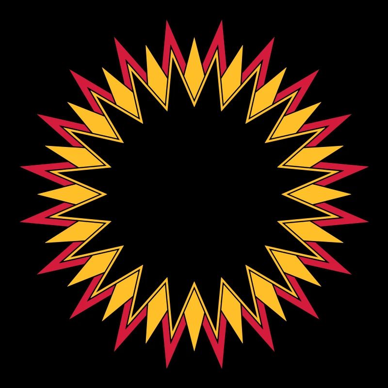 Explosion de vente rouge orange et jaune