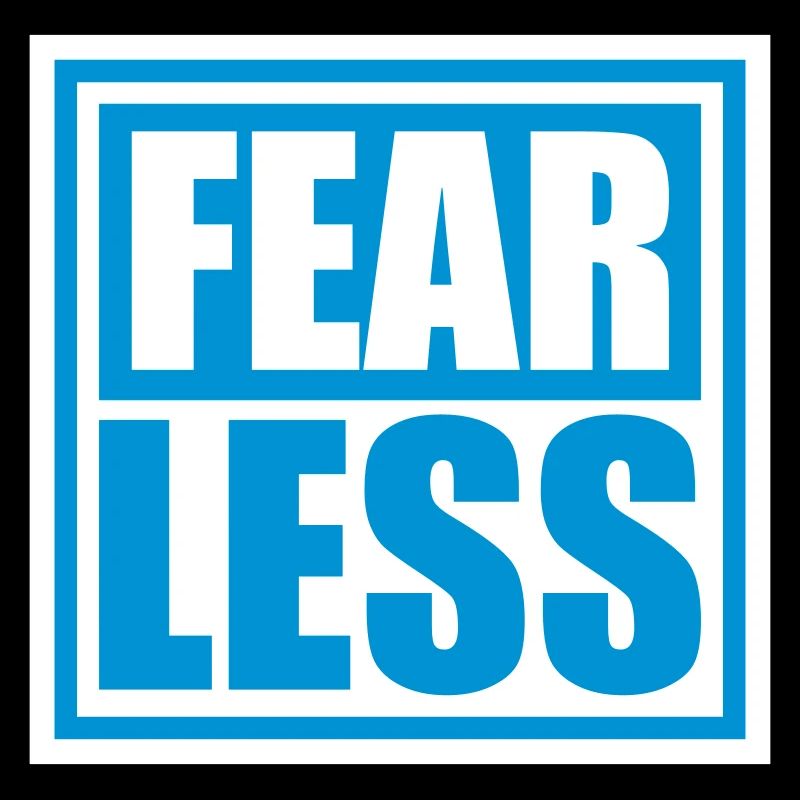fearless Text Zitat Design