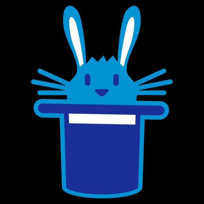 Lapin Chapeau Haut de forme Sorcier Lapin Sorcier Mignon
