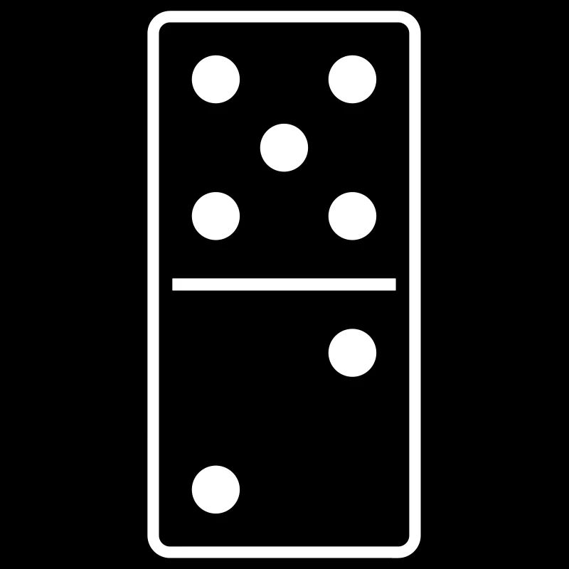 DOMINO STONE 5: 2 - VARIABLE COLOR - VECTOR DESIGN!