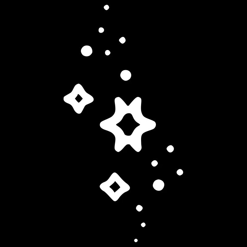 Glitzersterne Sternchen Dekor