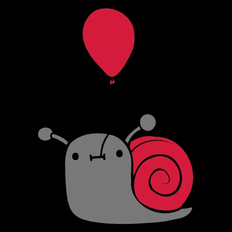 Cute balloon snail