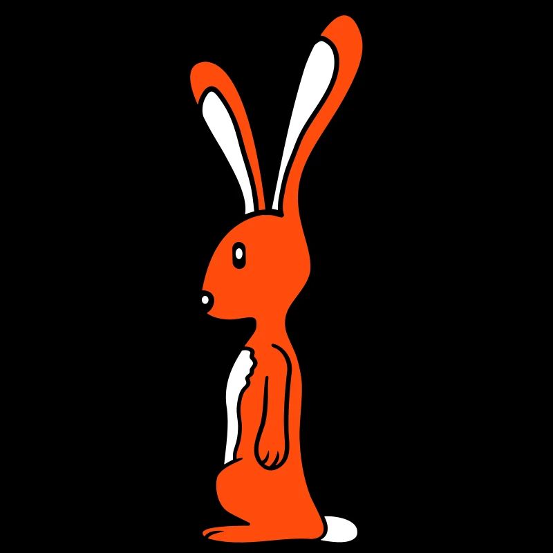 Hase Kaninchen Häschen Steht niedlich Kleintier