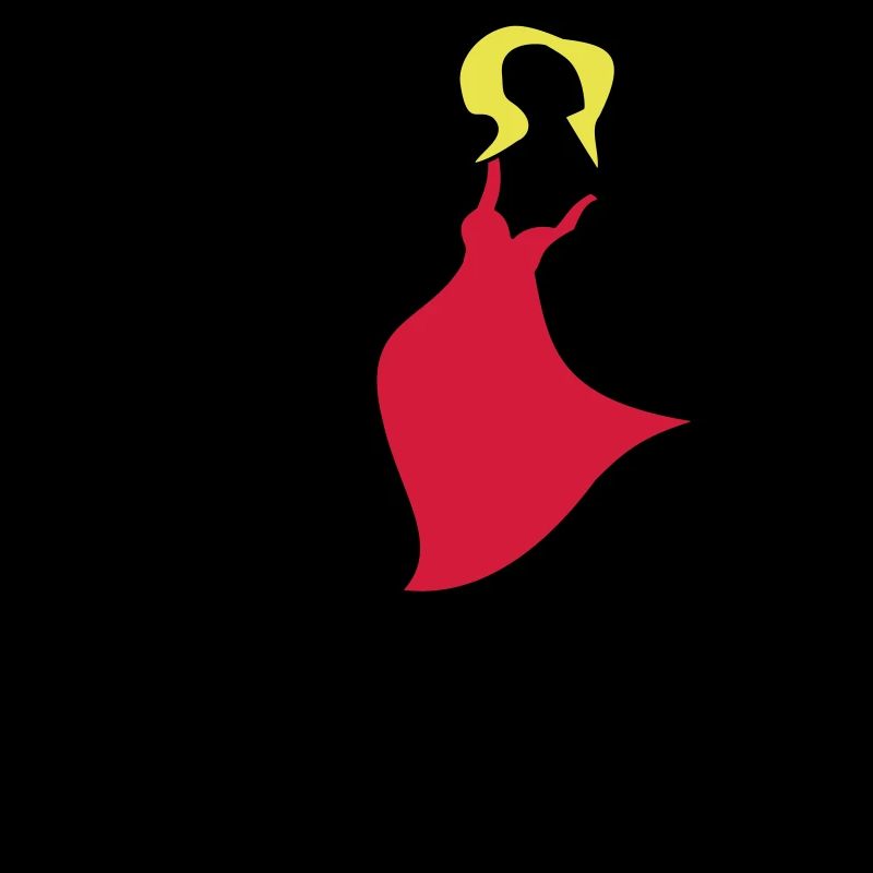 Dancer / Ballerina - with customizable motif colors