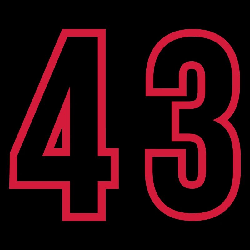43 Number Years Jersey