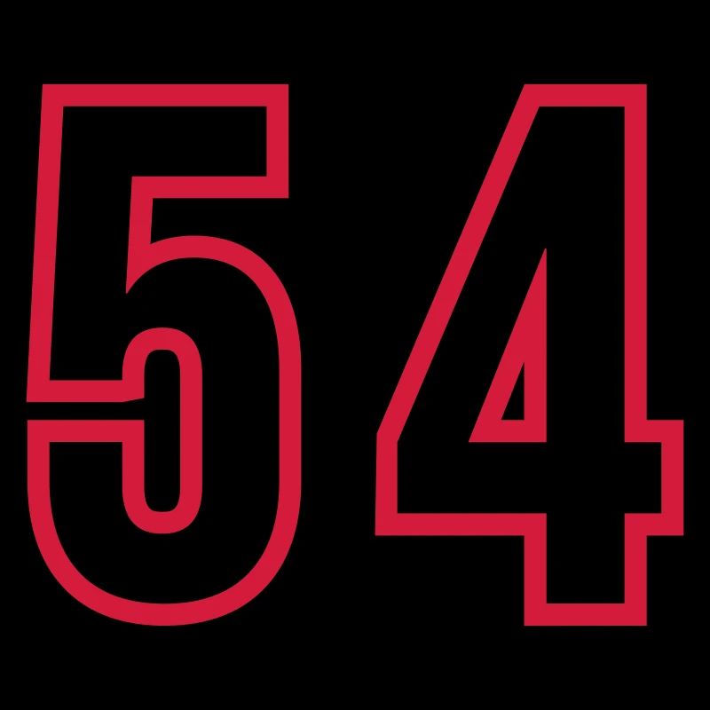 54 Number Years Jersey