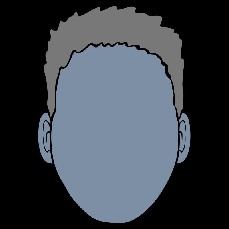 Conception de tête de visage vide