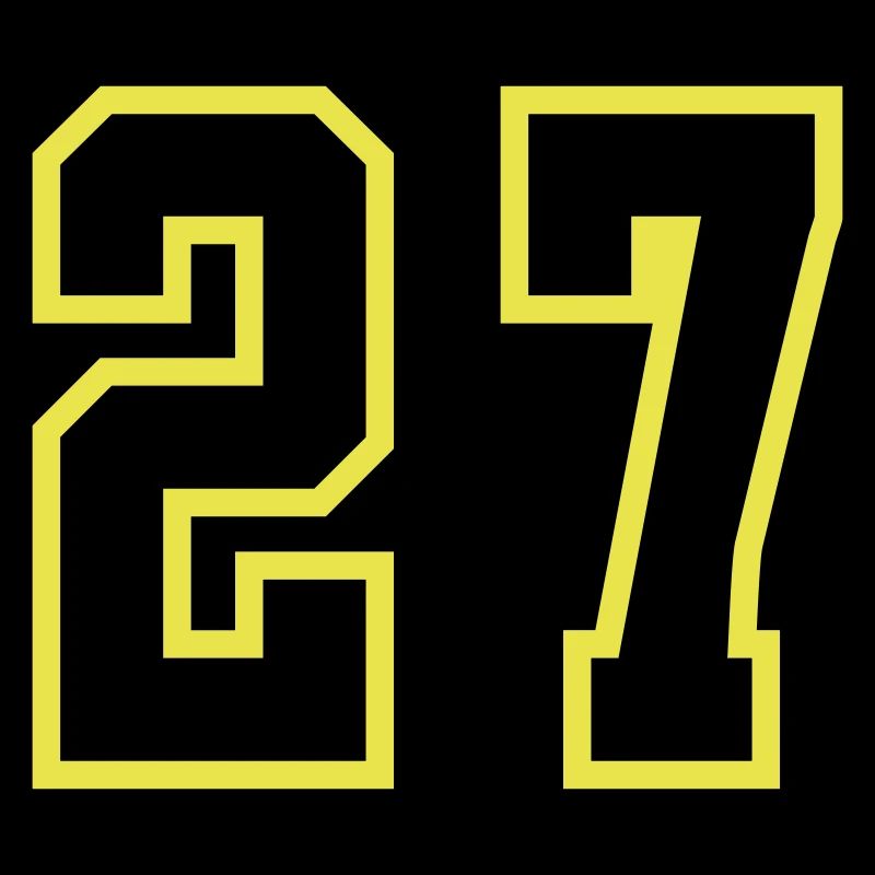 27 Number Jersey