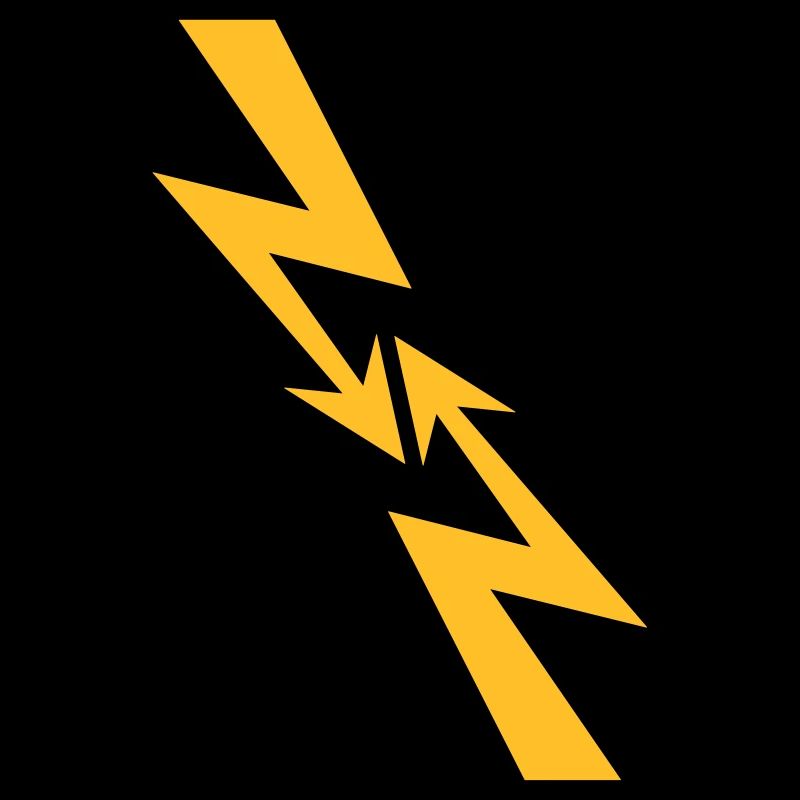 2 flashes electric current energy strong current eight