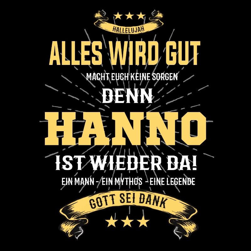 Alles wird gut denn Hanno Ist da Outfit