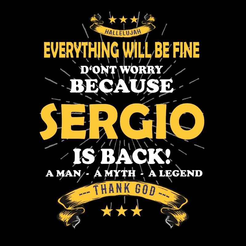 Todo va a estar bien Sergio está de vuelta