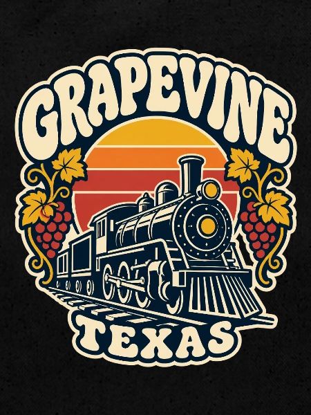 Grapevine Texas Zug Retro