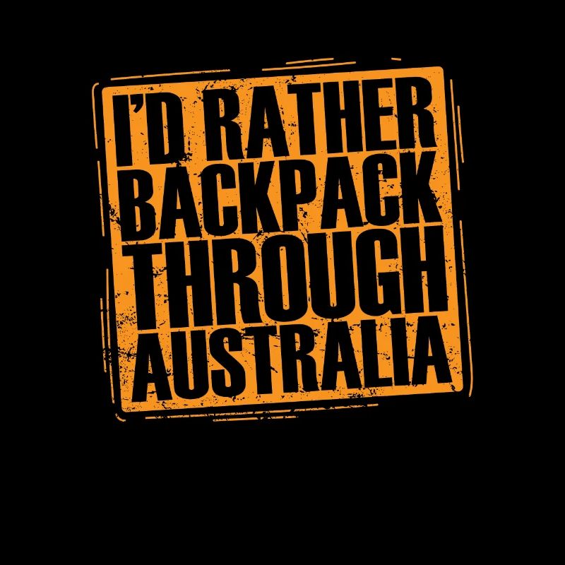 Je préfère Backpack à travers Outback Australia