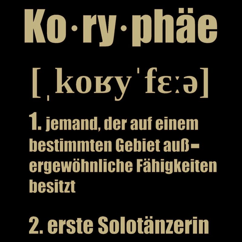 koryphäe in gold