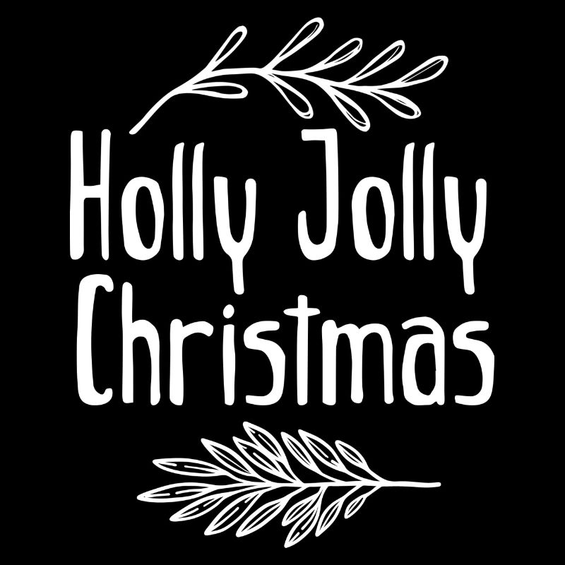 Holly Jolly Noël avec vrilles