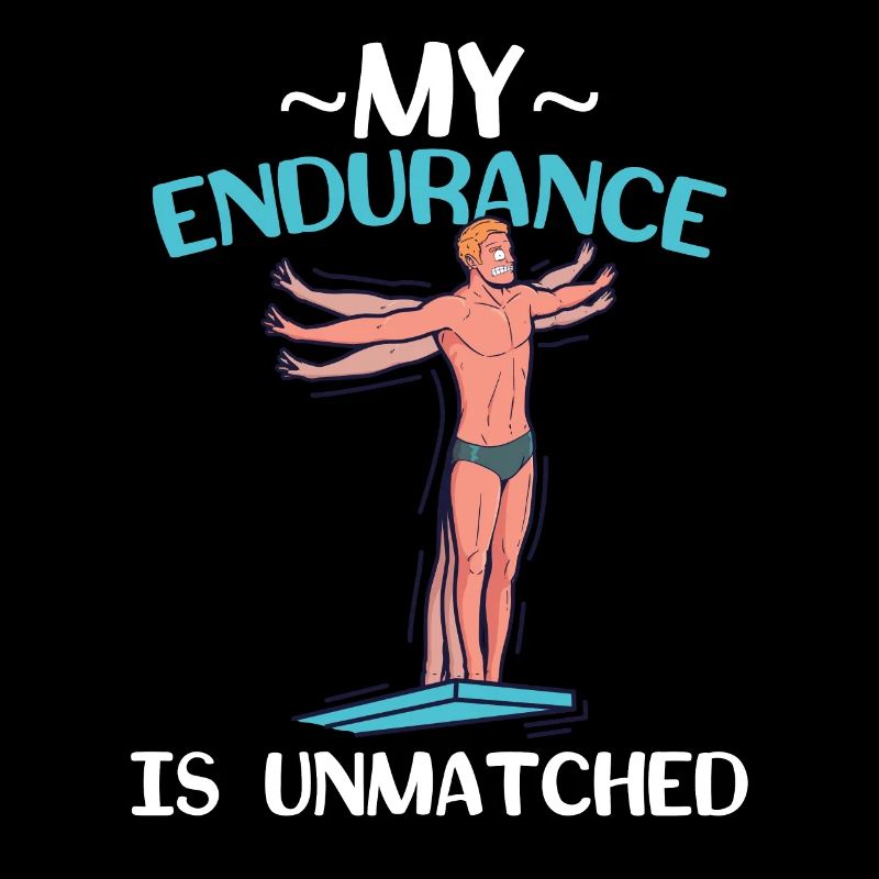 My endurance is second to none Pool diving