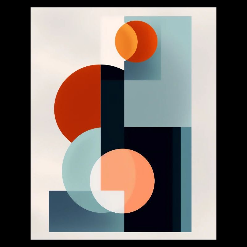 Art abstrait Formes géométriques Math