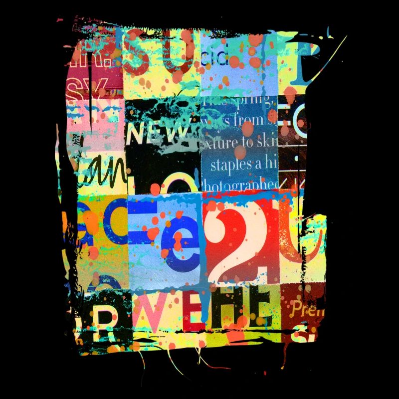 Newspaper Clips Scrapbook Magazines Alphabet Code