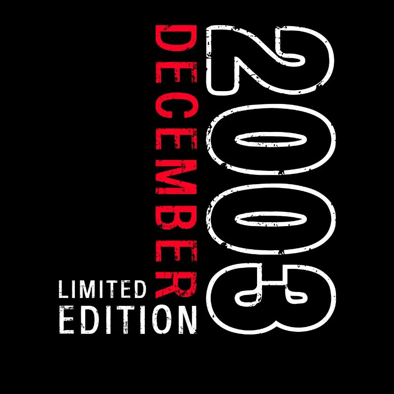20e anniversaire décembre Né en 2003